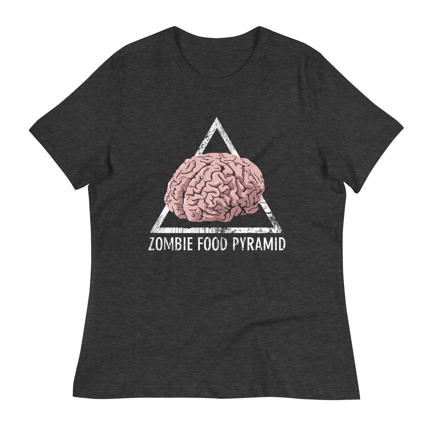 Zombie Food Pyramid Women's Signature Tee