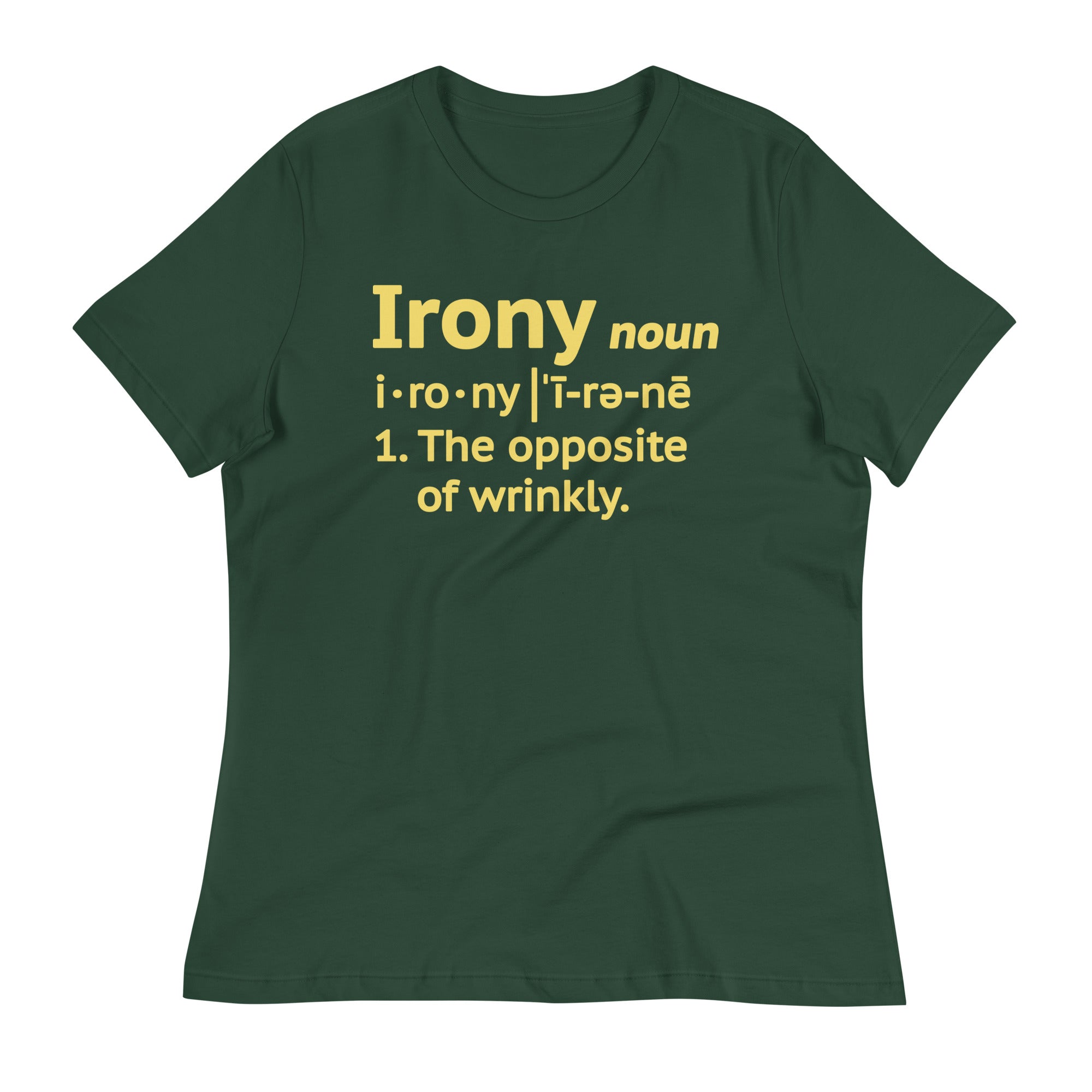 Irony Definition Women's Signature Tee – SnorgTees.com