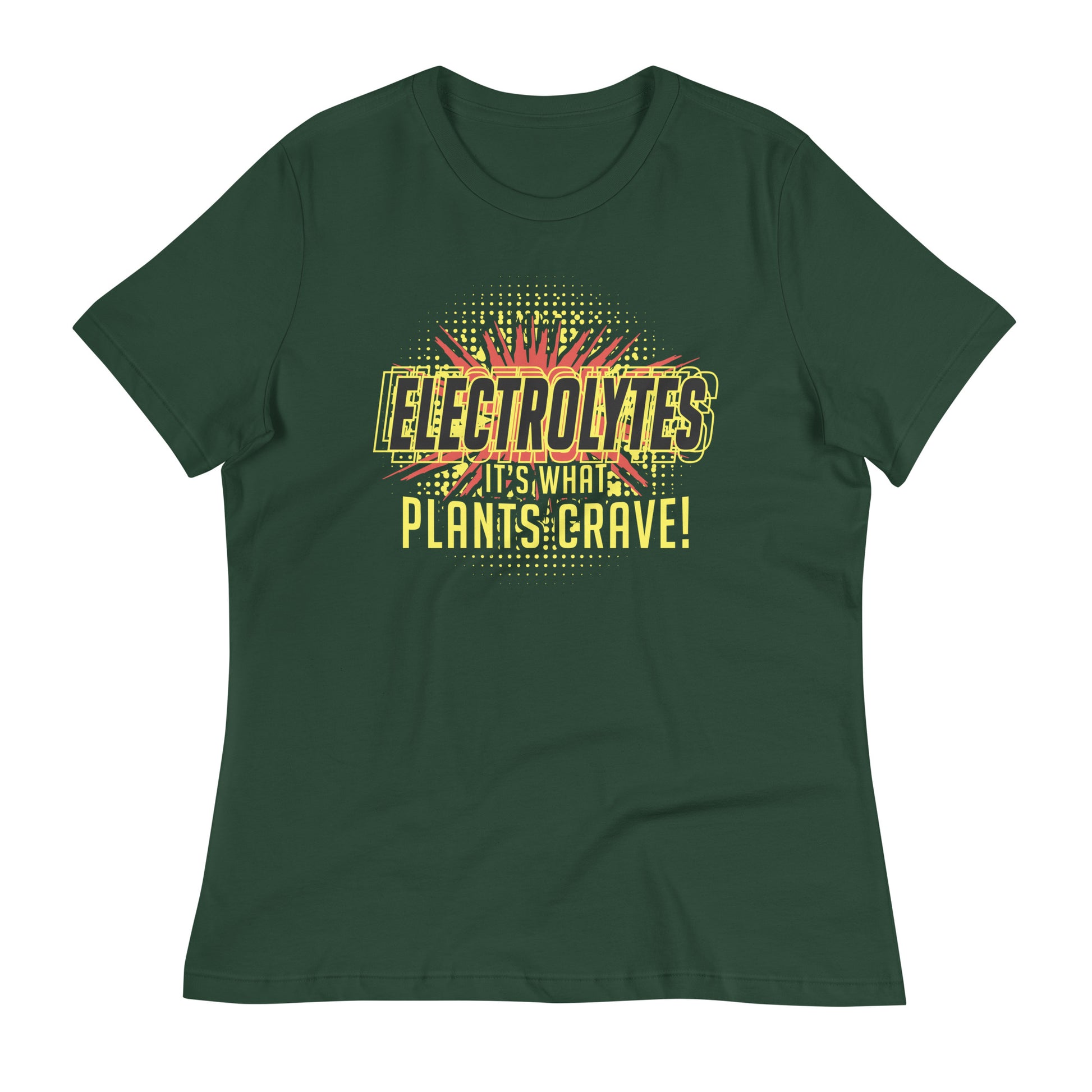 Electrolytes, It's What Plants Crave! Women's Signature Tee  SnorgTees.com