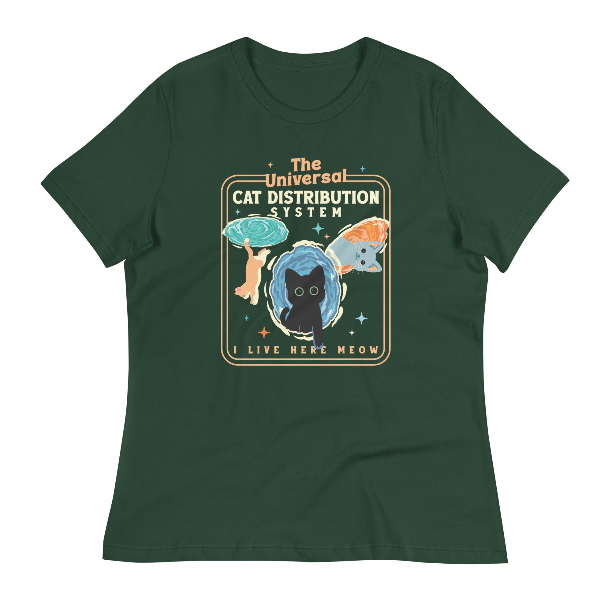 The Universal Cat Distribution System Women's Signature Tee