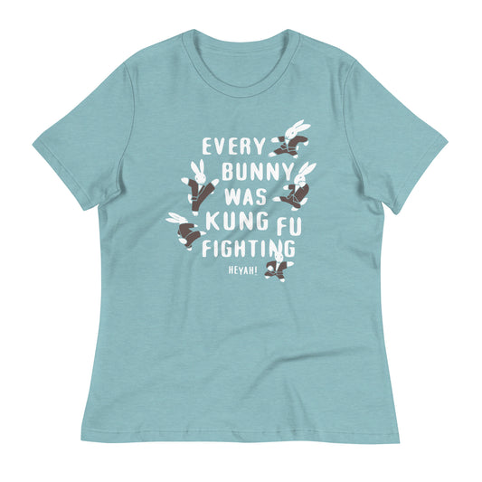 Every Bunny Was Kung Fu Fighting Women's Signature Tee