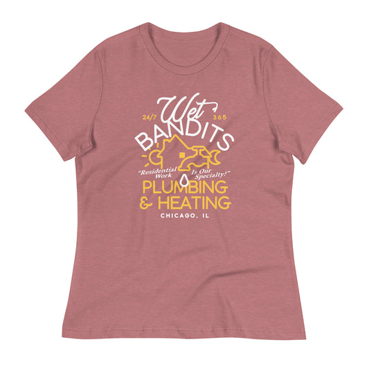 Wet Bandits Plumbing & Heating Women's Signature Tee
