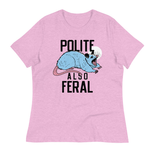 Polite Also Feral Women's Signature Tee