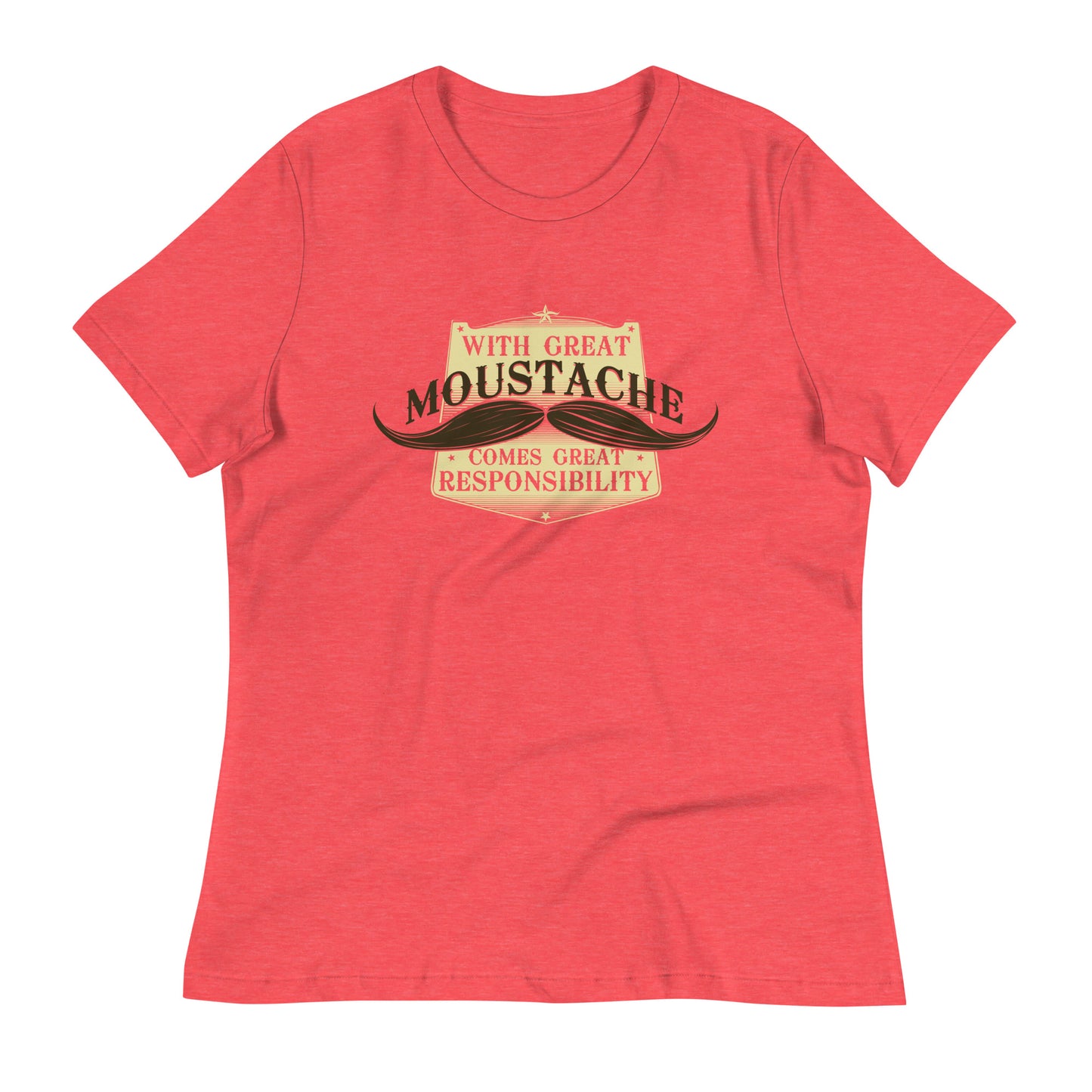 With Great Moustache Women's Signature Tee