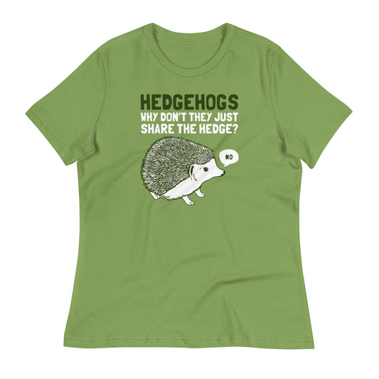 Hedgehogs Can't Share Women's Signature Tee