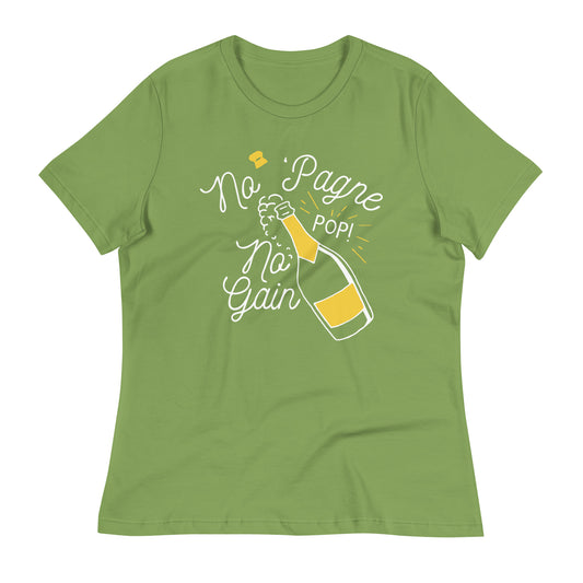 No 'Pagne No Gain Women's Signature Tee
