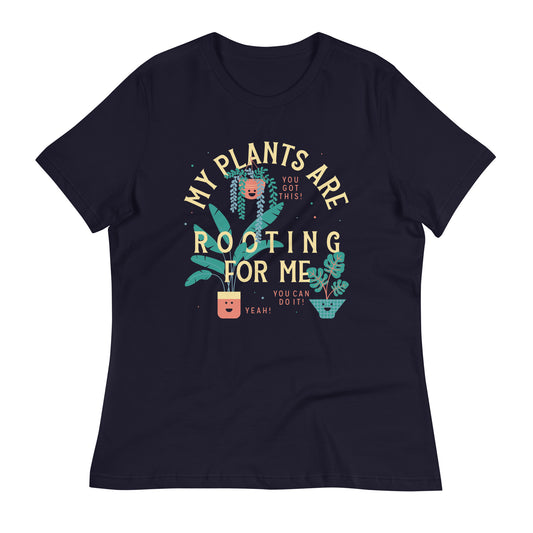 My Plants Are Rooting For Me Women's Signature Tee