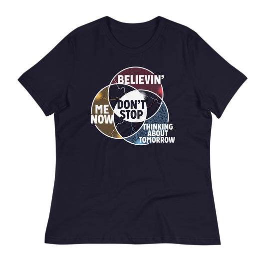 Don't Stop Venn Diagram Women's Signature Tee