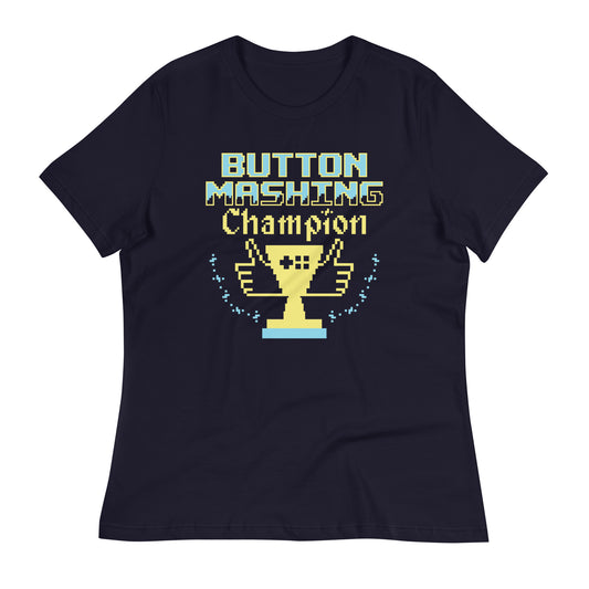 Button Mashing Champion Women's Signature Tee