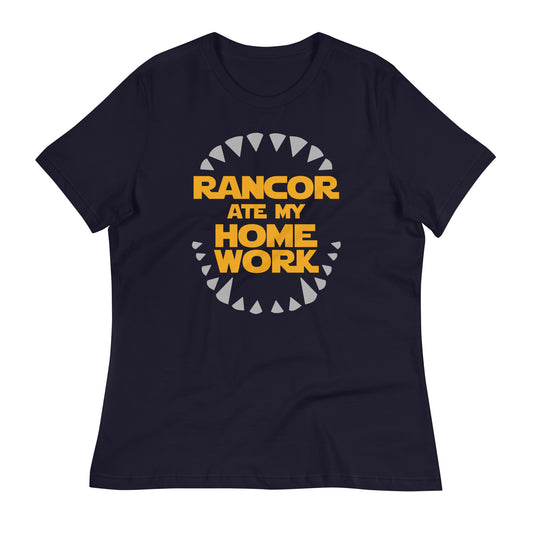 Rancor Ate My Homework Women's Signature Tee