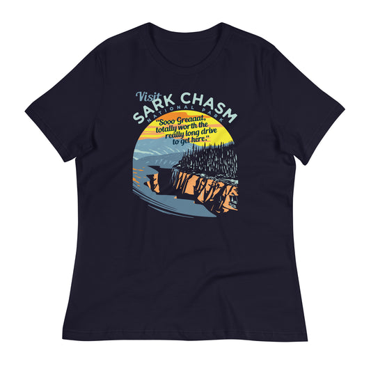 Visit Sark Chasm Women's Signature Tee