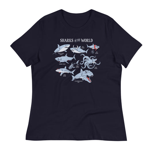 Sharks Of The World Women's Signature Tee