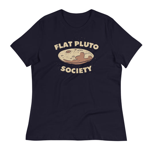 Flat Pluto Society Women's Signature Tee