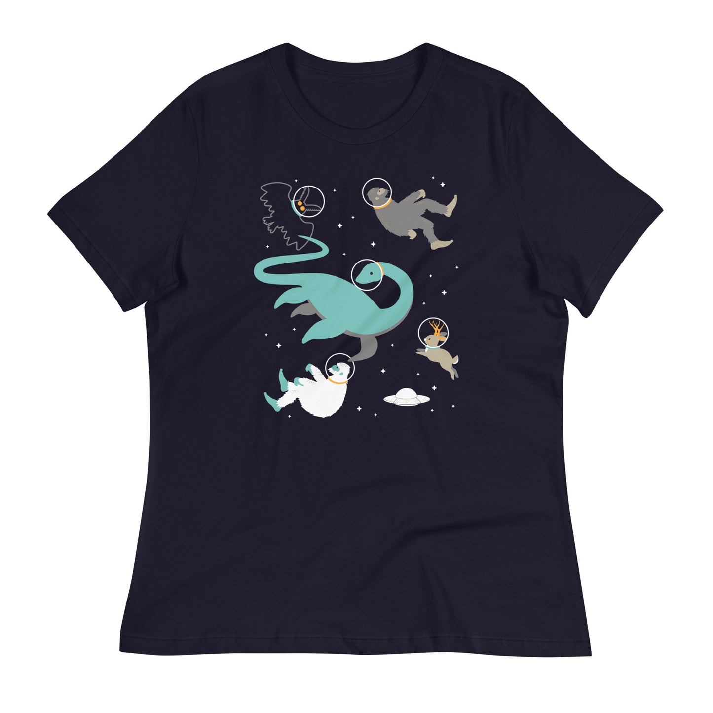 Cryptids In Space Women's Signature Tee