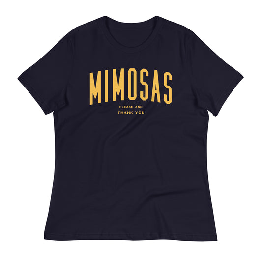 Mimosas Please And Thank You Women's Signature Tee