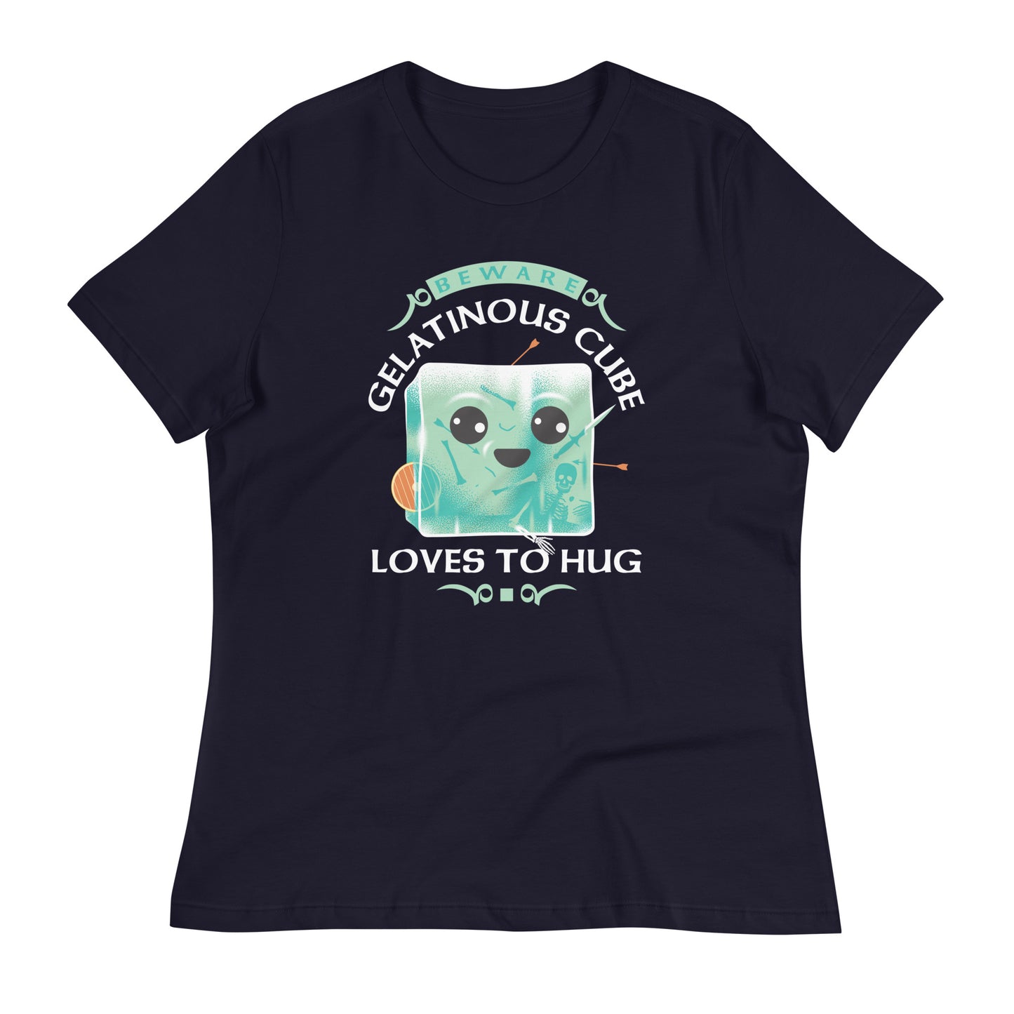 Gelatinous Cube Loves To Hug Women's Signature Tee