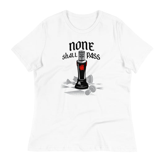 None Shall Pass Black Knight Women's Signature Tee