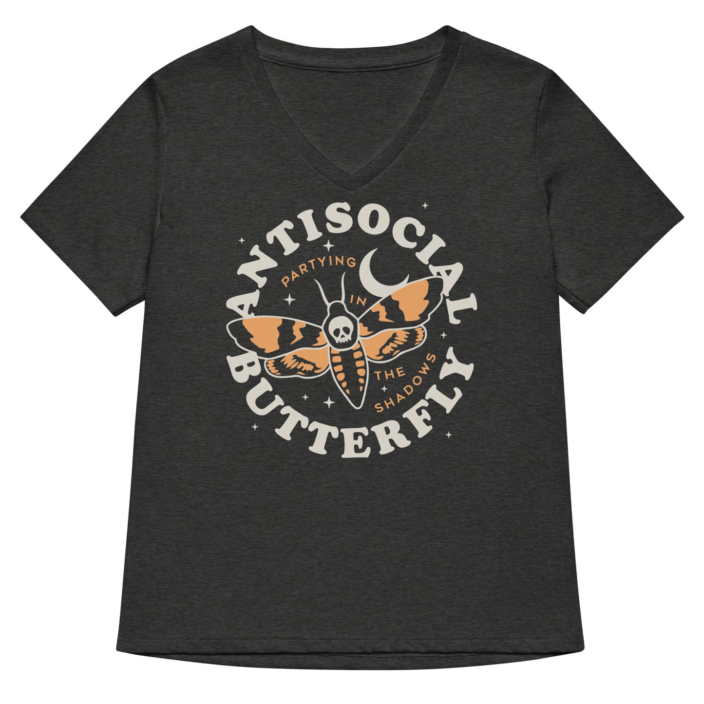 Antisocial Butterfly Women's V-Neck Tee
