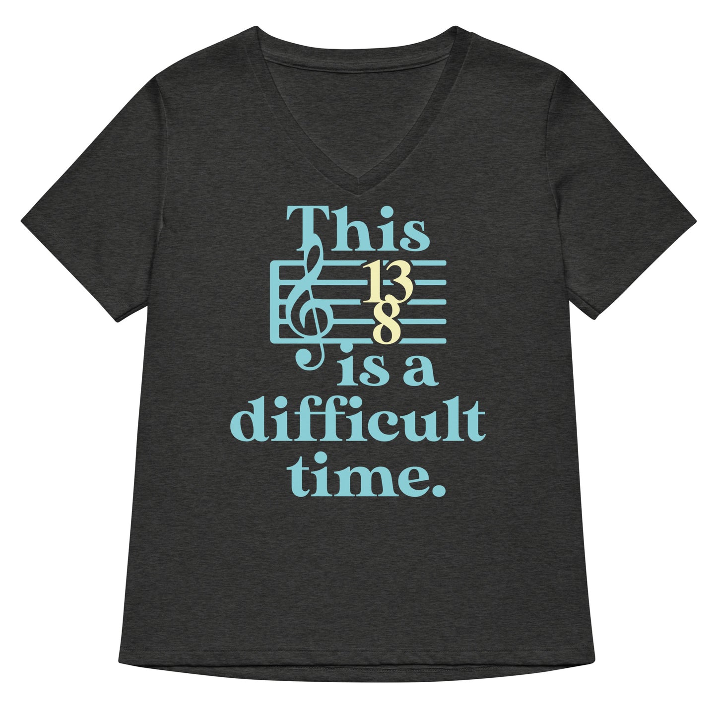 This Is A Difficult Time Women's V-Neck Tee
