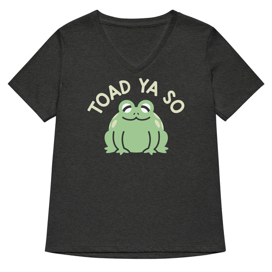 Toad Ya So Women's V-Neck Tee