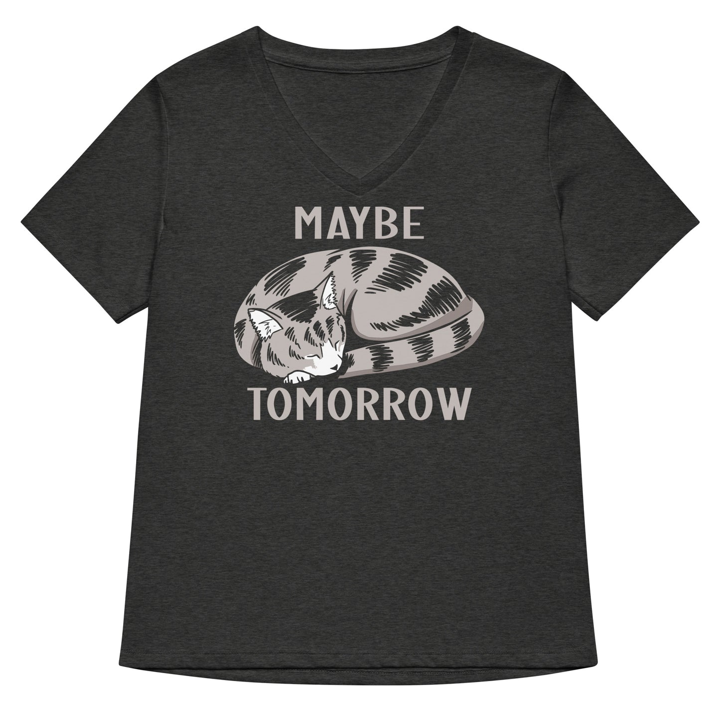 Maybe Tomorrow Women's V-Neck Tee
