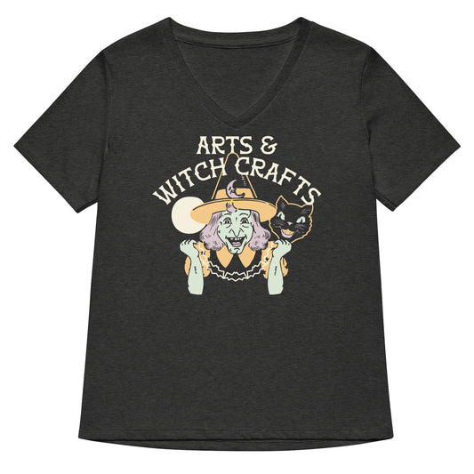 Arts & Witch Crafts Women's V-Neck Tee