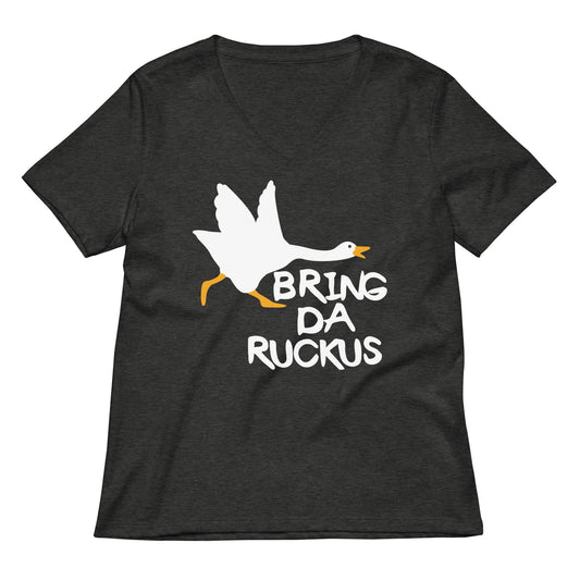 Bring Da Ruckus Women's V-Neck Tee