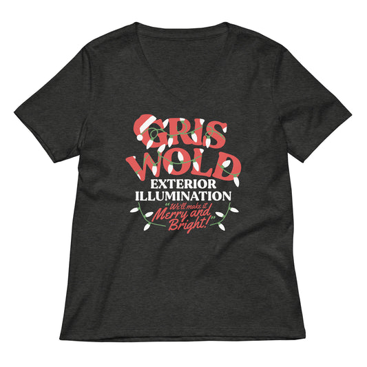 Griswold Exterior Illumination Women's V-Neck Tee
