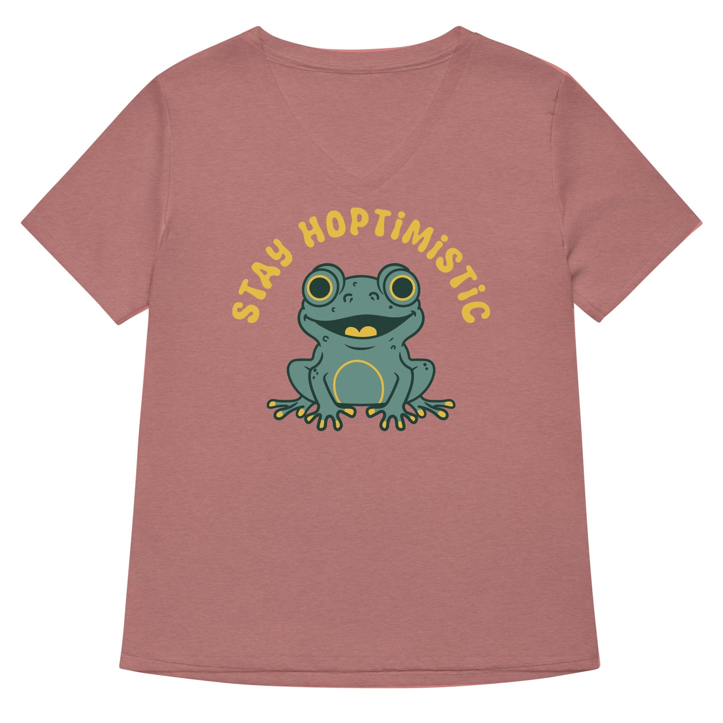 Stay Hoptimistic Women's V-Neck Tee
