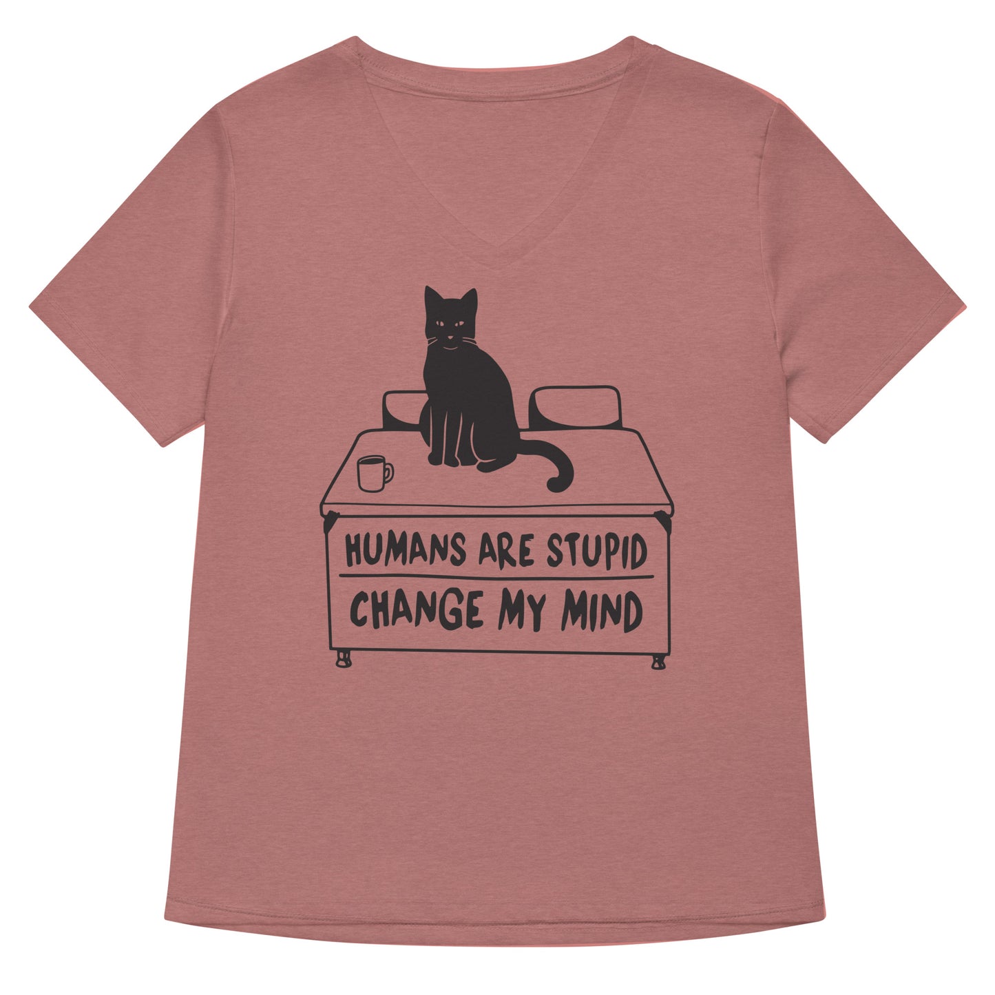 Humans Are Stupid Women's V-Neck Tee