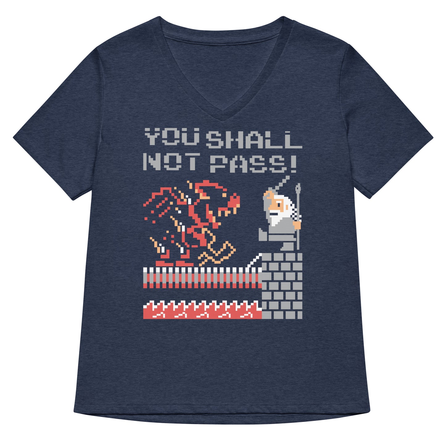 You Shall Not Pass! Women's V-Neck Tee