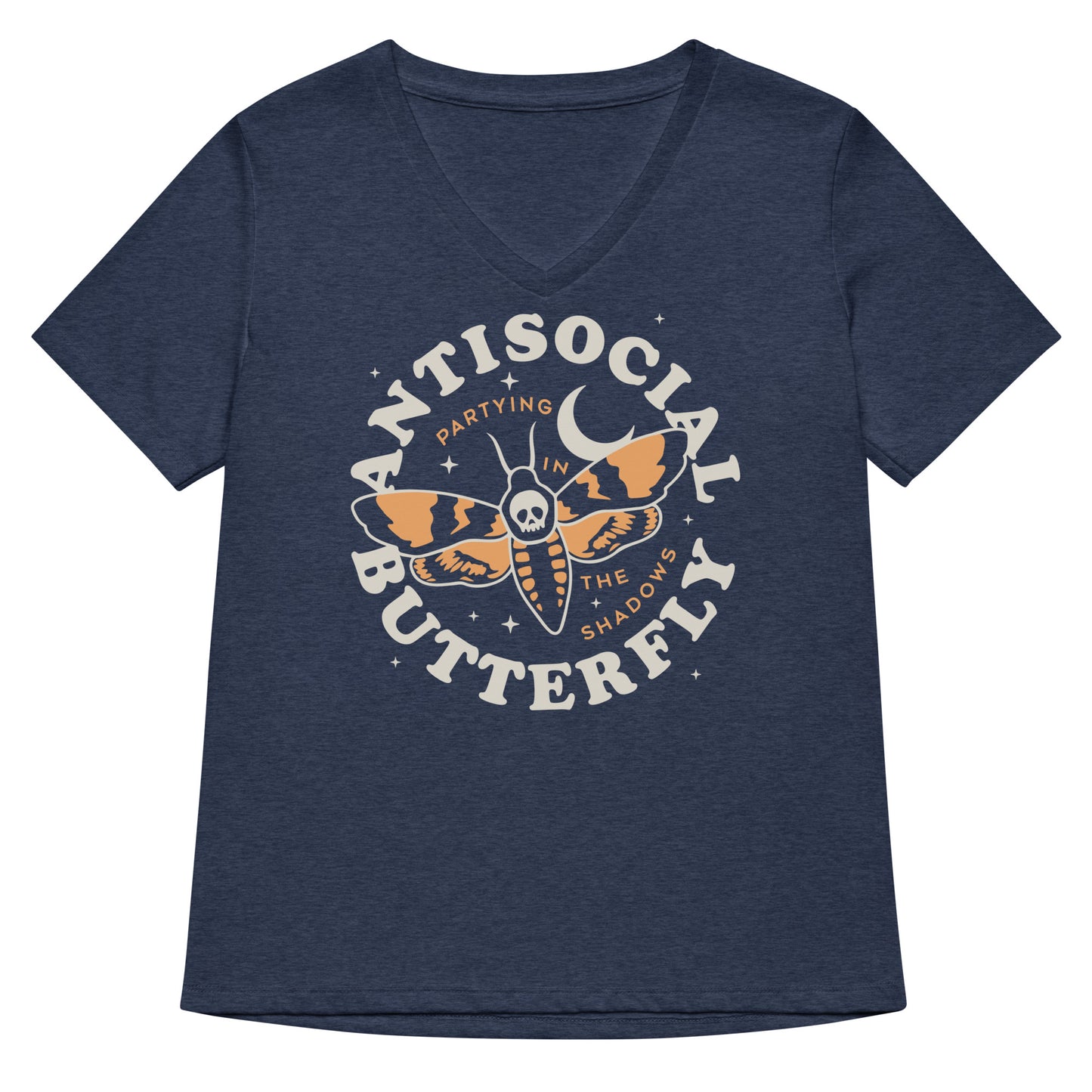 Antisocial Butterfly Women's V-Neck Tee