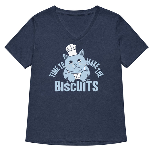 Time To Make The Biscuits Women's V-Neck Tee