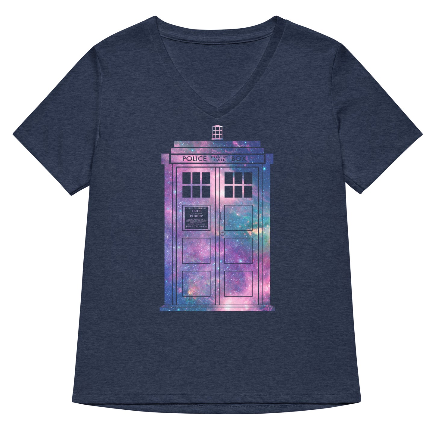 Police Box Women's V-Neck Tee