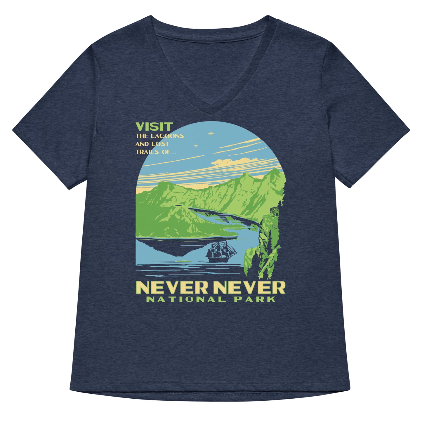 Never Never National Park Women's V-Neck Tee