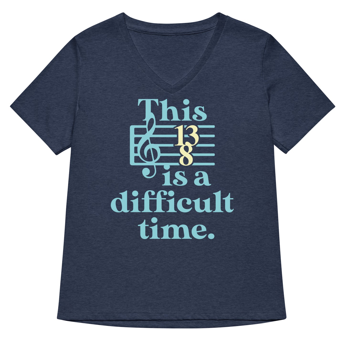 This Is A Difficult Time Women's V-Neck Tee