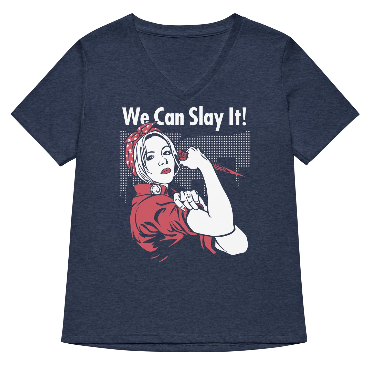 We Can Slay It! Women's V-Neck Tee
