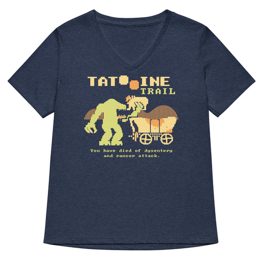 Tatooine Trail Women's V-Neck Tee