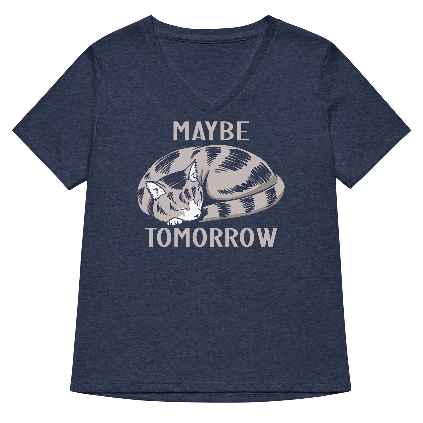 Maybe Tomorrow Women's V-Neck Tee