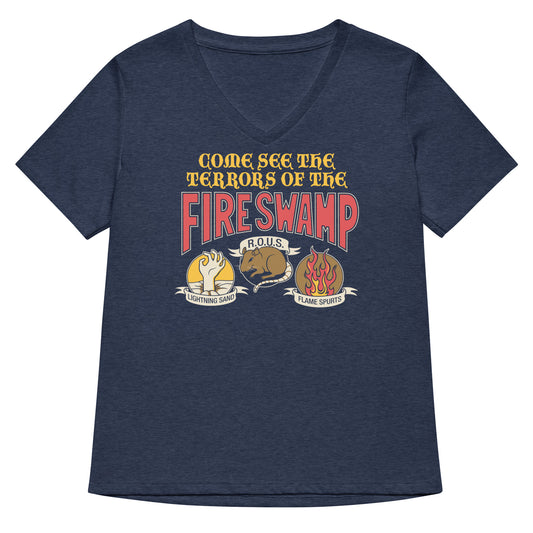 The Fire Swamp Women's V-Neck Tee