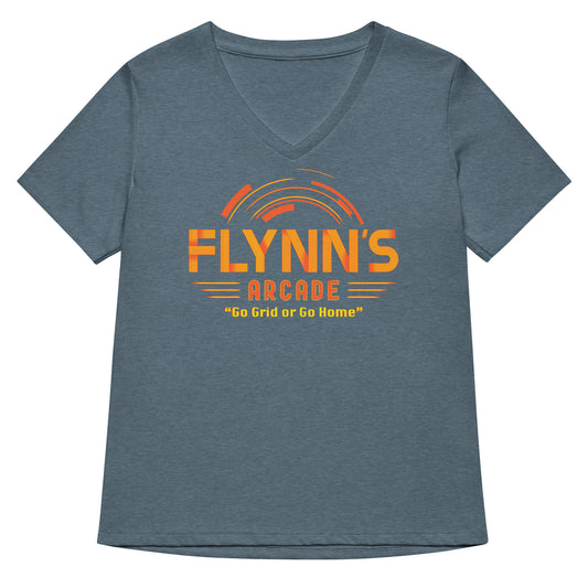 Flynn's Arcade Women's V-Neck Tee