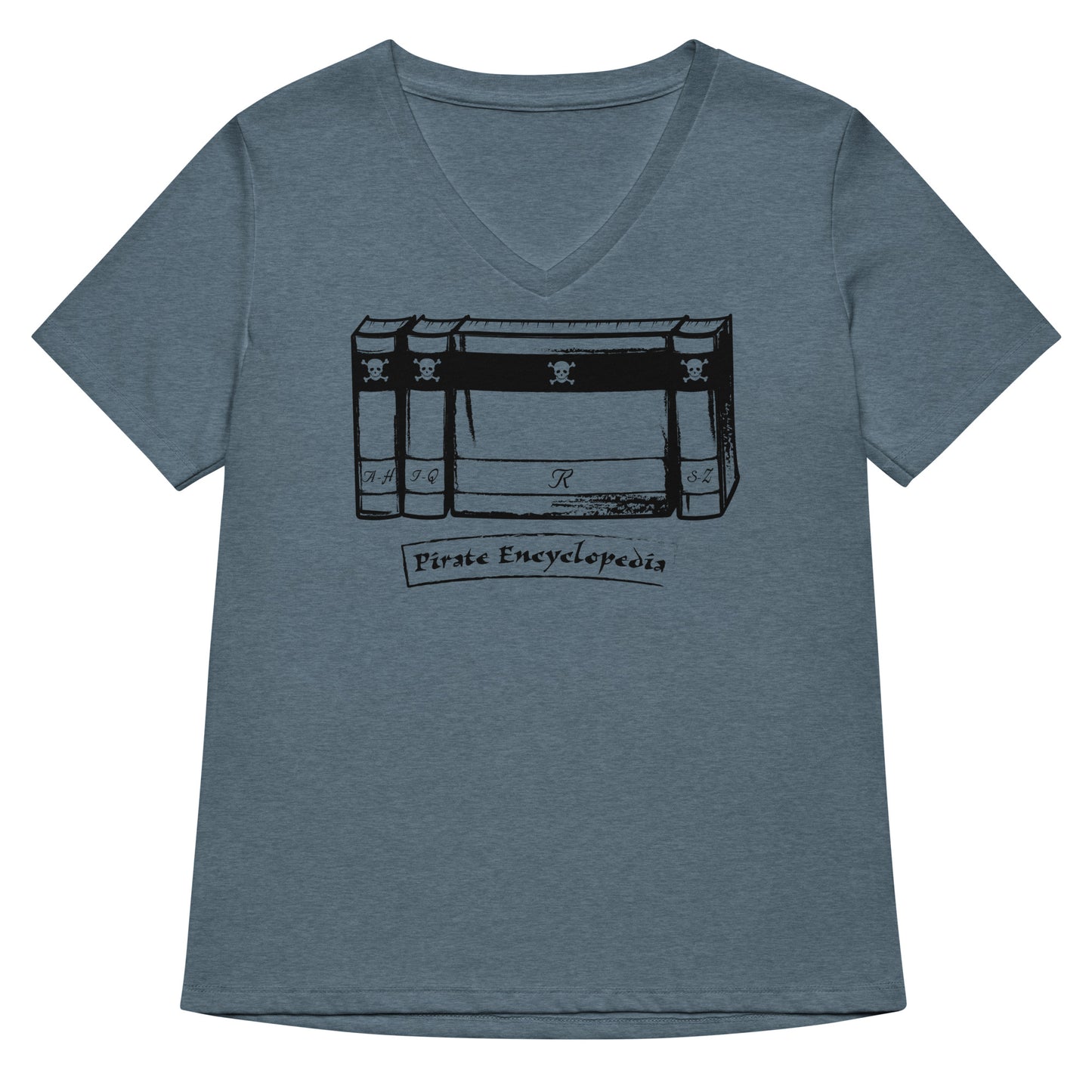 Pirate Encyclopedia Women's V-Neck Tee