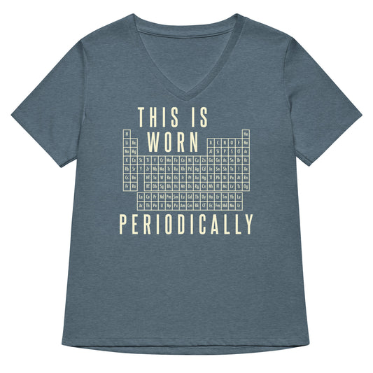 This Is Worn Periodically Women's V-Neck Tee