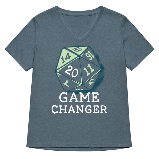 Game Changer Women's V-Neck Tee