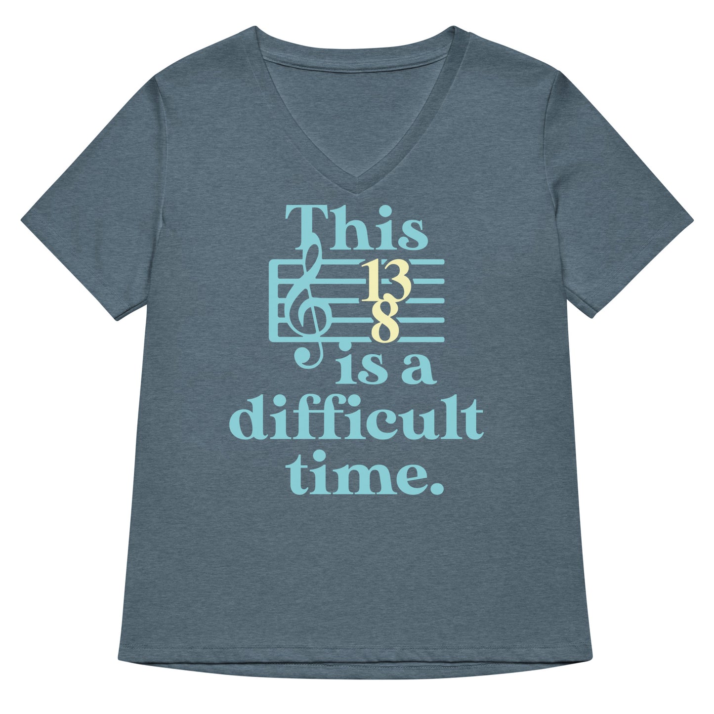 This Is A Difficult Time Women's V-Neck Tee