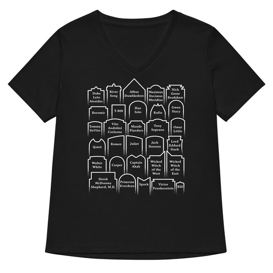 Spoiler Alert Women's V-Neck Tee