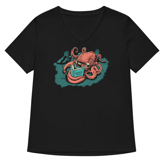 Octonerd Women's V-Neck Tee