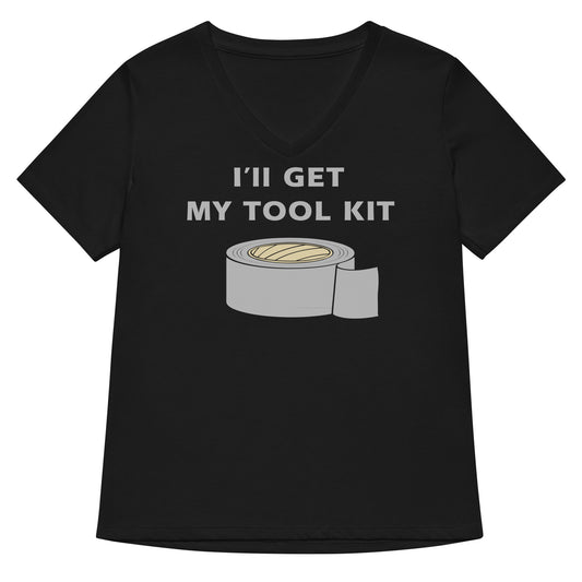 I'll Get My Tool Kit Women's V-Neck Tee