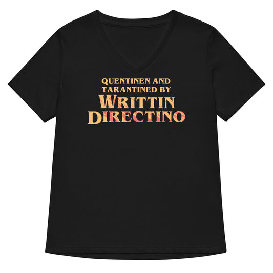 Writtin Directino Women's V-Neck Tee