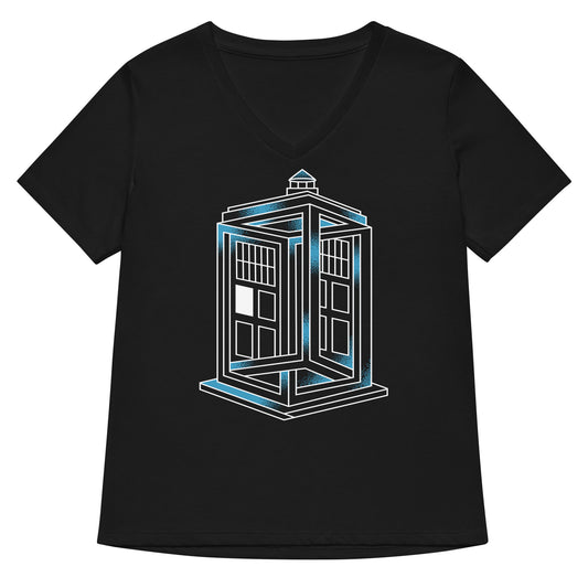 Optical Timey Wimey Women's V-Neck Tee